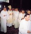 Il numeroso gruppo di Fiesole con il suo Pastore, Mons. Luciano Giovannetti