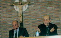 Incontro Sacertodi dell'Umbria (S. Ecc.za Mons. Chiaretti e G. De Rita)