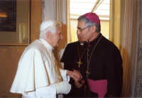 Con Mons. Domenico Cancian, fam - Vescovo di Citt di Castello