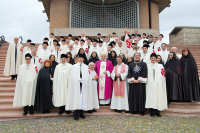 Cavalieri del Santo Sepolcro con il Vescovo Mons. Chiaretti