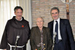 P. G. Battistelli con la Dott. Maria Grazia Siliato e il Preside Dr. Pasqualoni