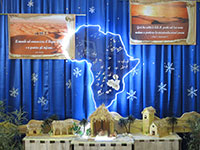 Refettorio delle Suore - Presepe tematico, riferito alla nuova Missione in Zambia